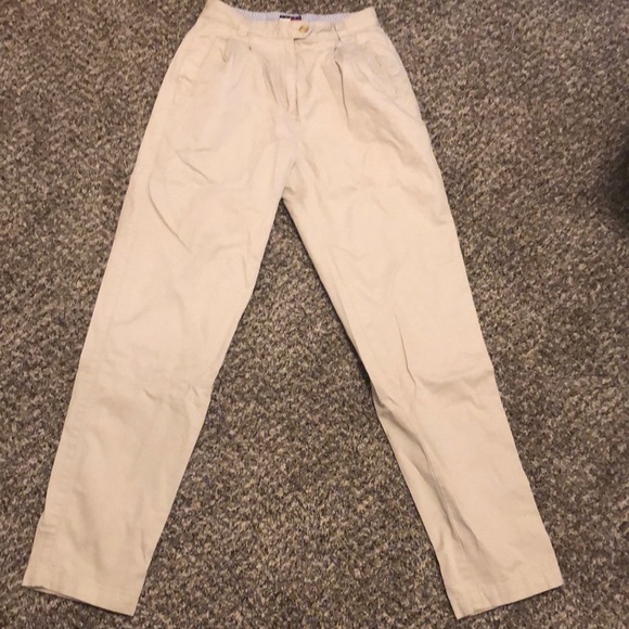 high rise colored jeans